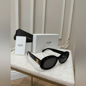 Celine Triomphe Oval Sunglasses